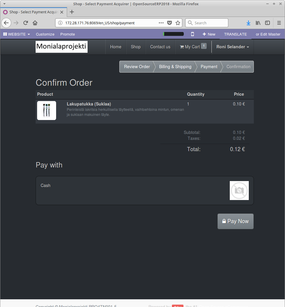 Shop - Select Payment Acquirer | OpenSourceERP2018 - Mozilla Firefox_002